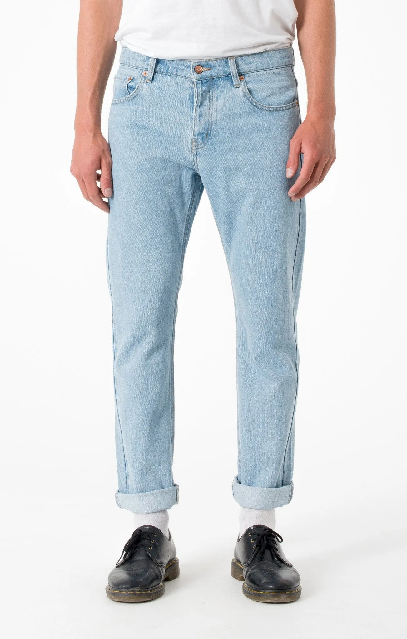 Afends Mens Deadbeat - Slim Fit Denim