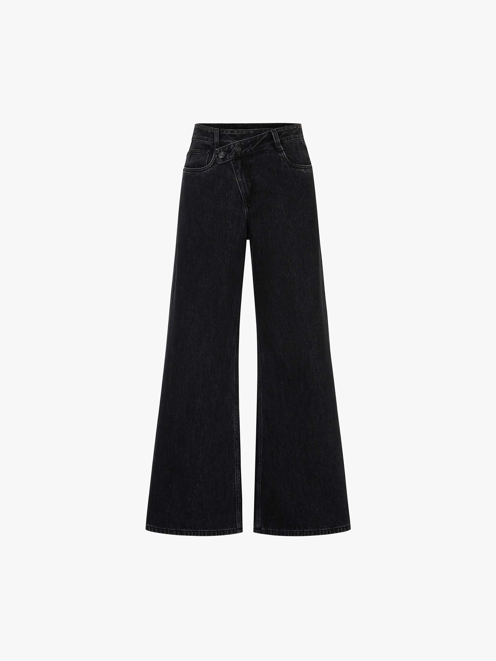 Asymmetric Straight Jeans