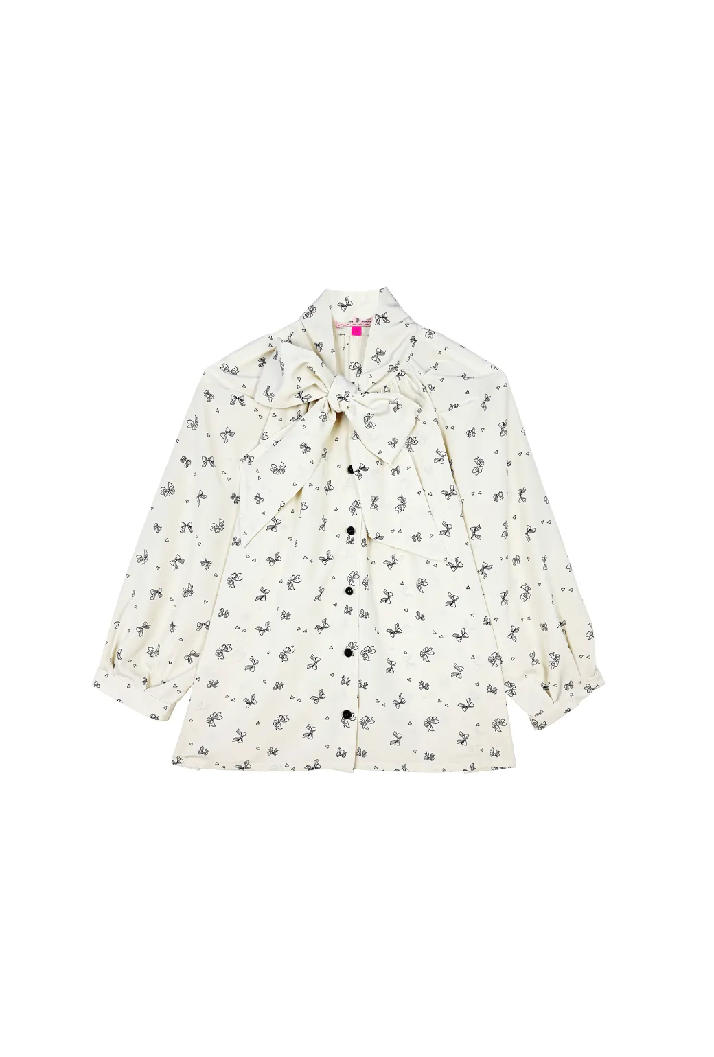 Big Bow Blouse - Bow Print