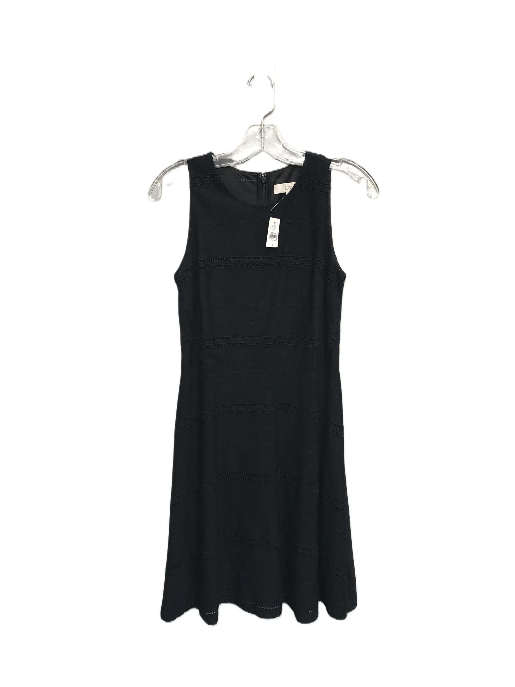 Black Dress Casual Short By Loft, Size: Xs