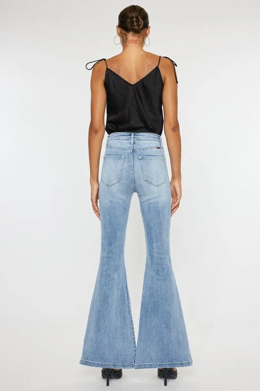 Bohemian Designer High RIse Super Flare Jeans