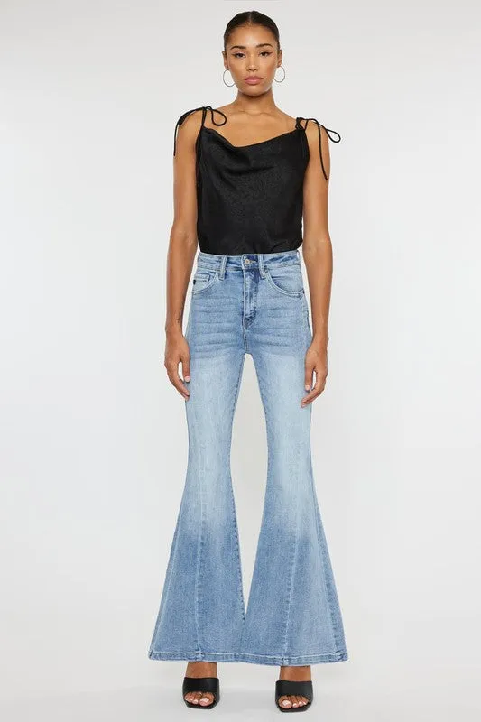 Bohemian Designer High RIse Super Flare Jeans