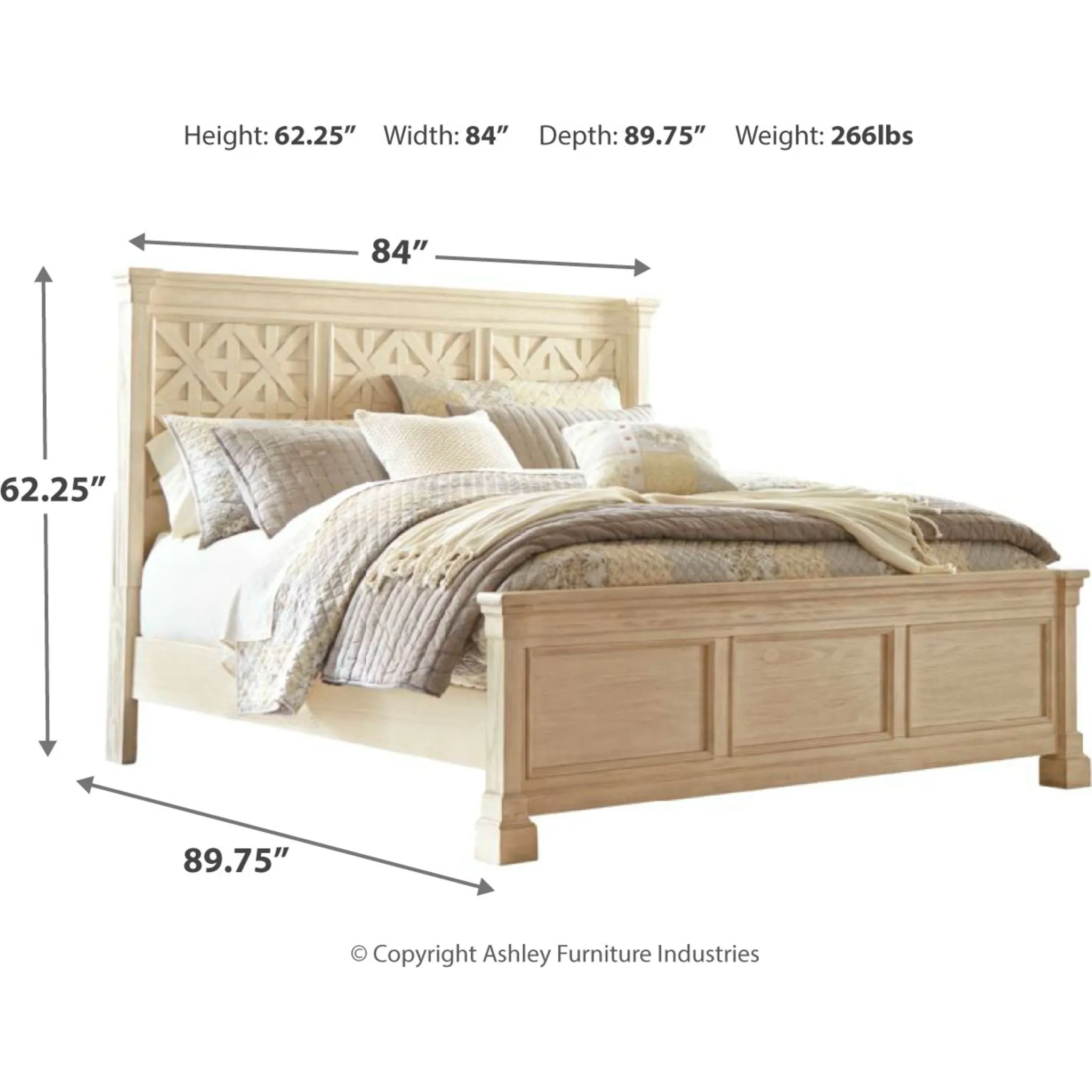 Bolanburg 5 Piece Panel Bedroom