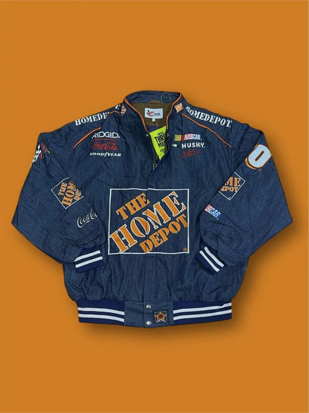 Bomber Nascar vintage Home Depot tg L