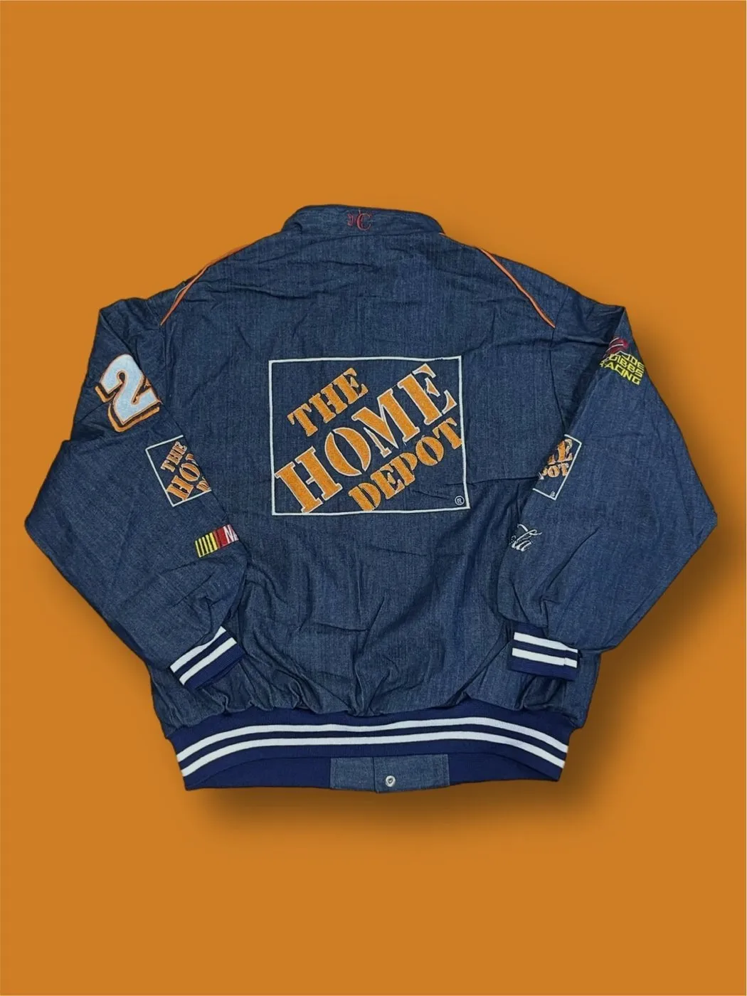 Bomber Nascar vintage Home Depot tg L