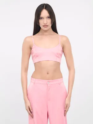 Bra Crop Top (J1402-3767-0224-PINK)