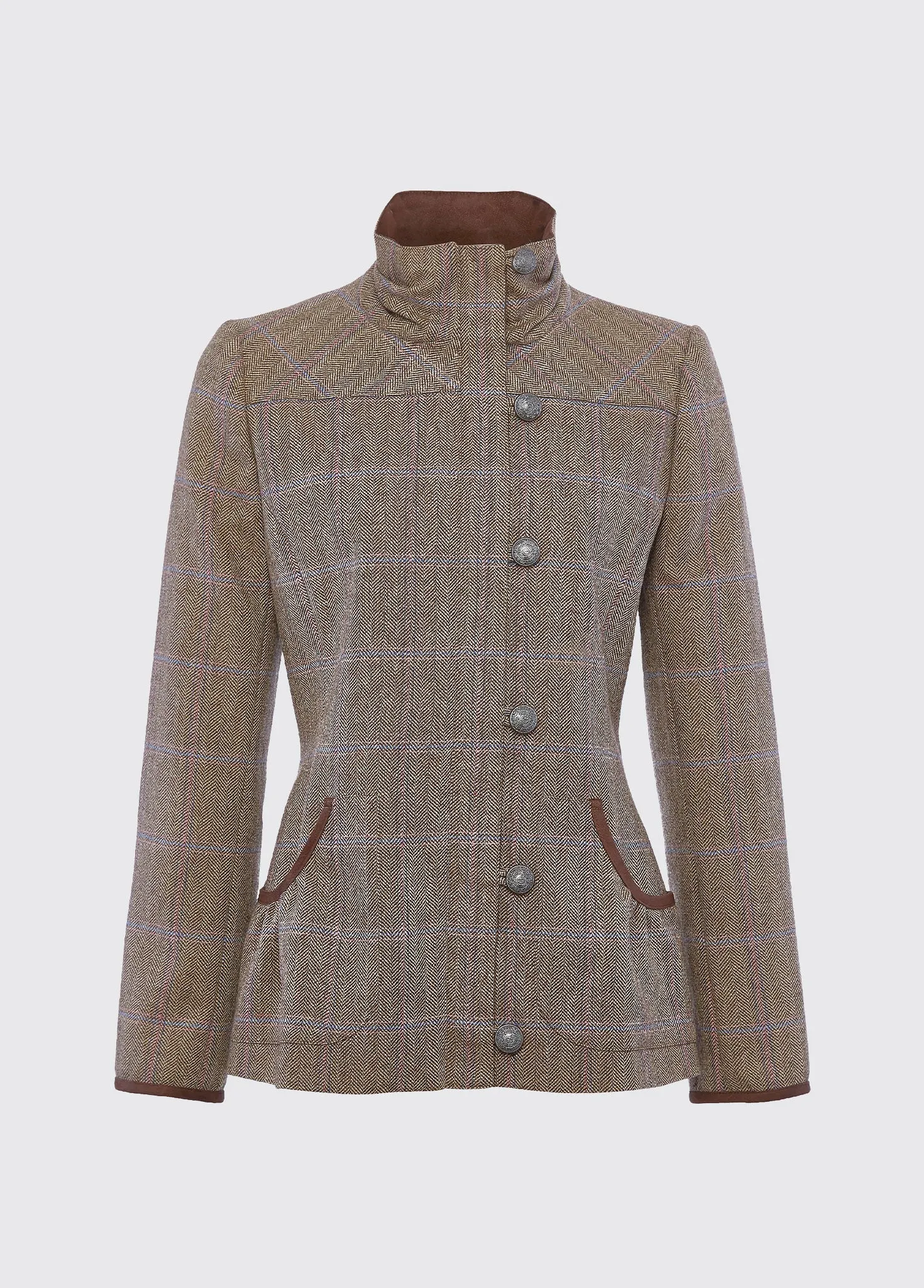 Bracken Tweed Jacket - Woodrose