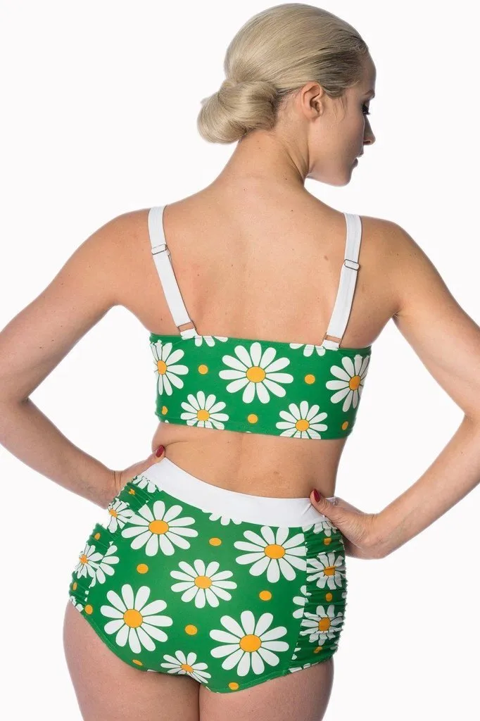 Crazy Daisy Plus Size Built Up Swimsuit Bottoms