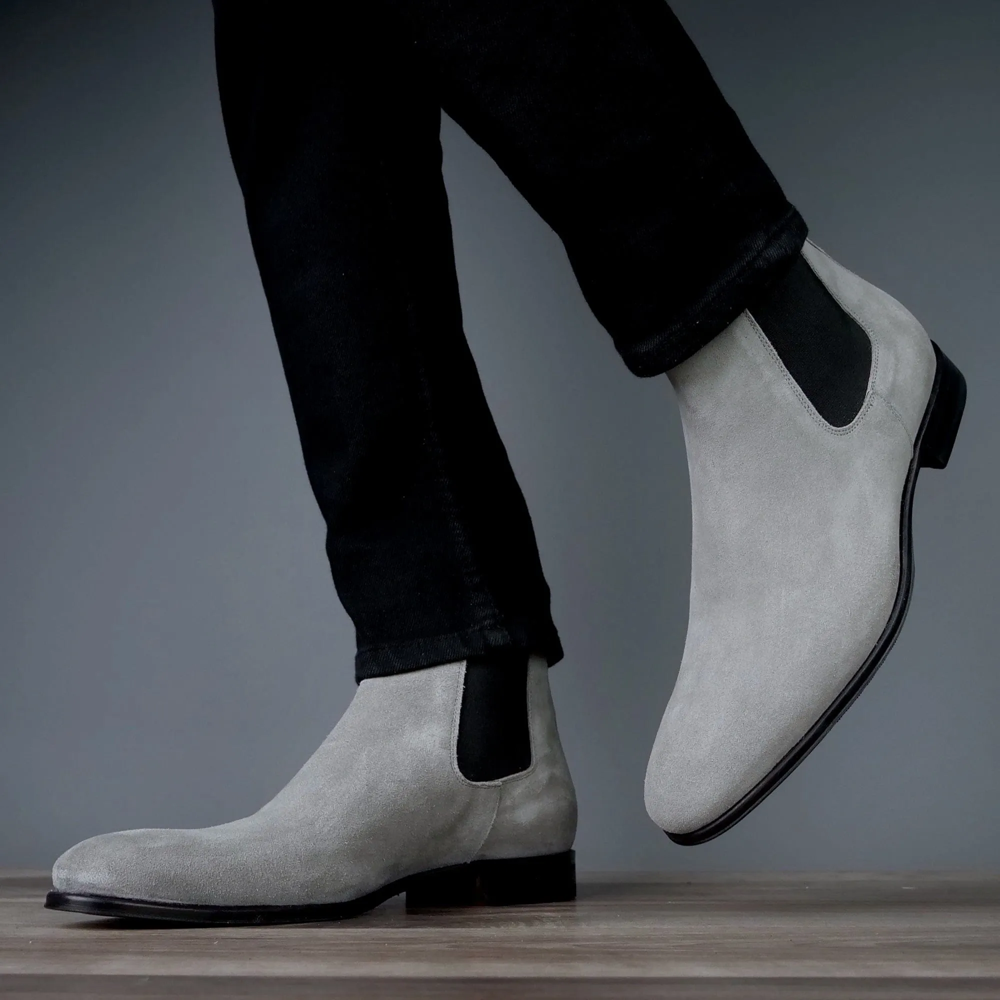 Eastwood Chelsea Boot Grey Suede