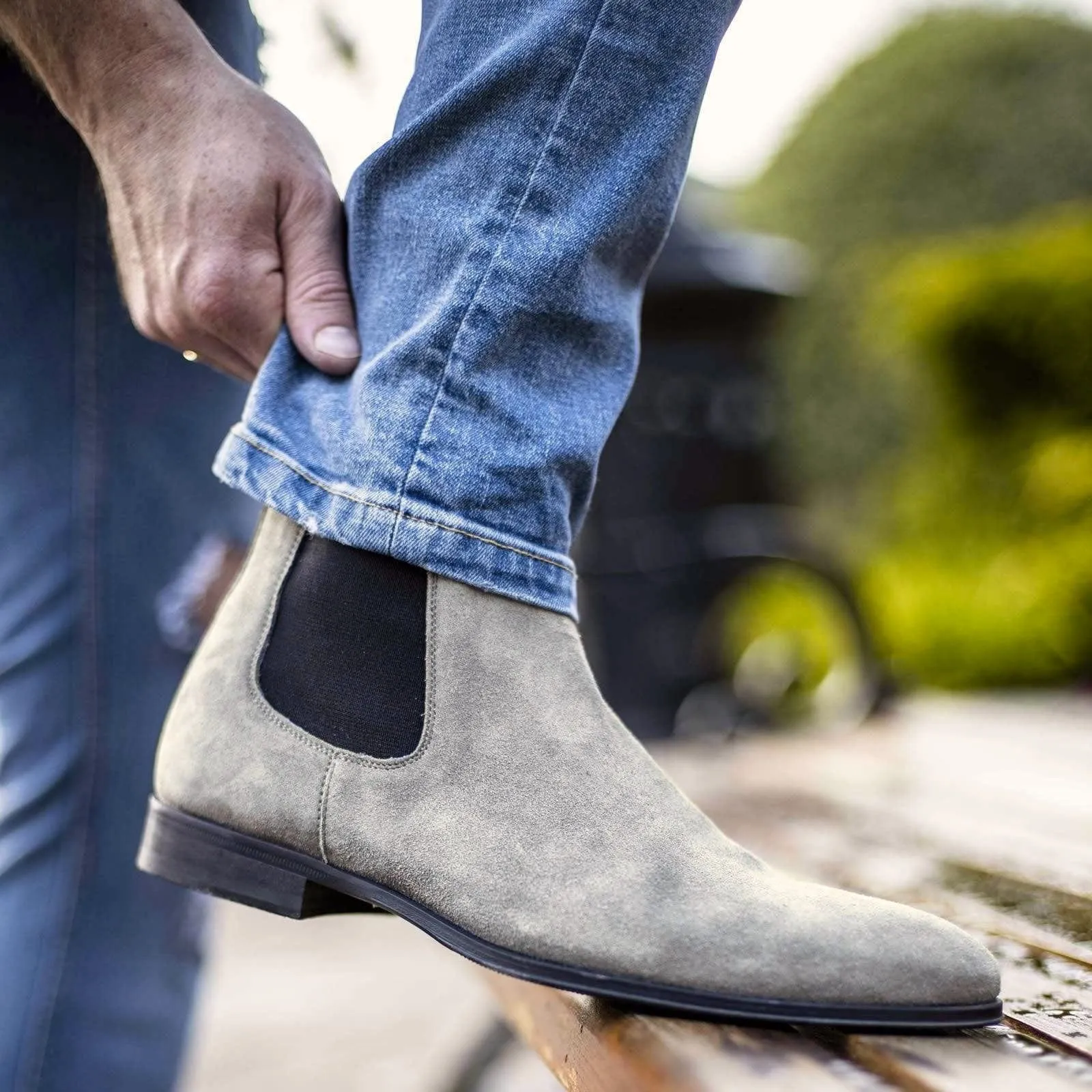 Eastwood Chelsea Boot Grey Suede