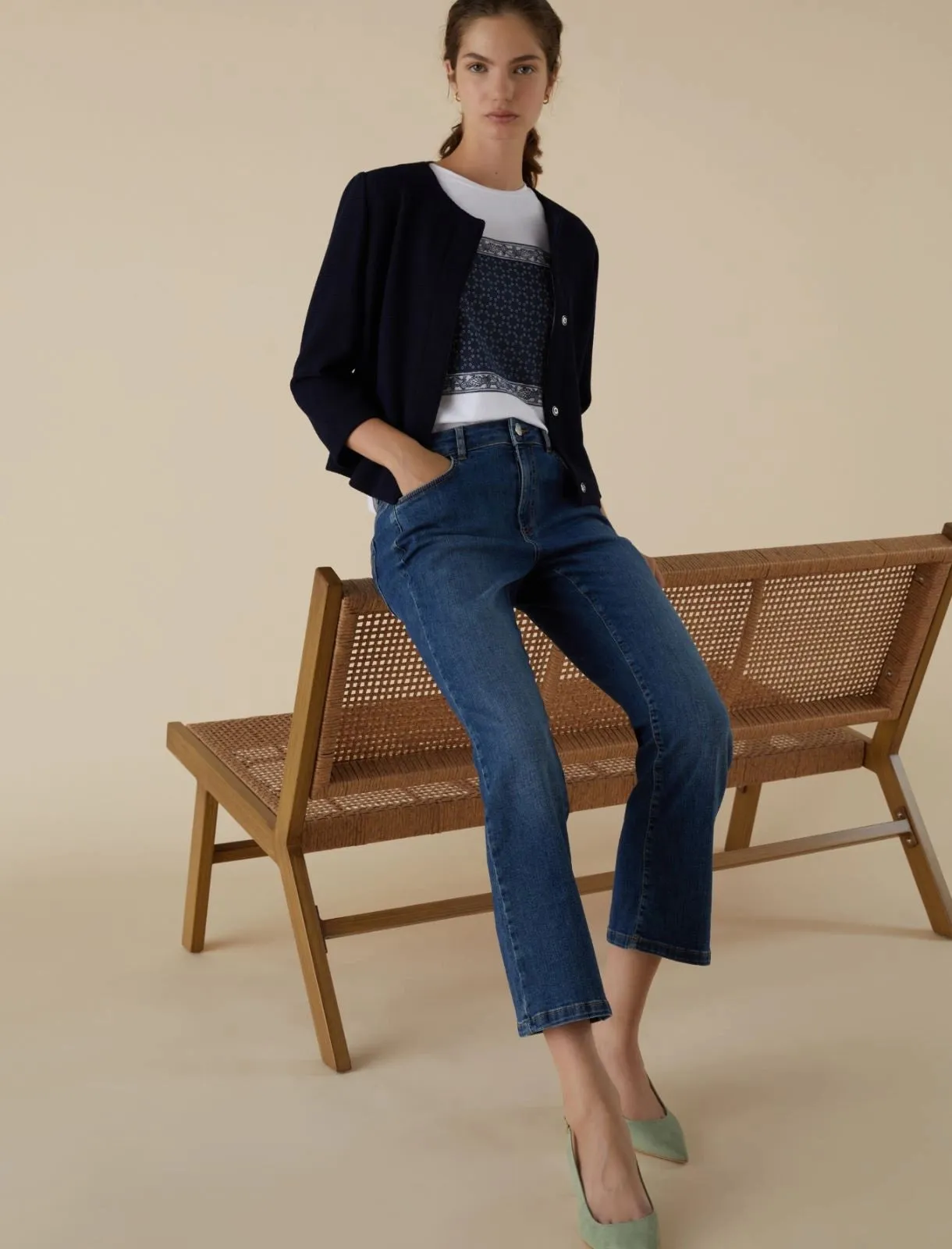 EMME MARELLA - Jeans flare IBISCO