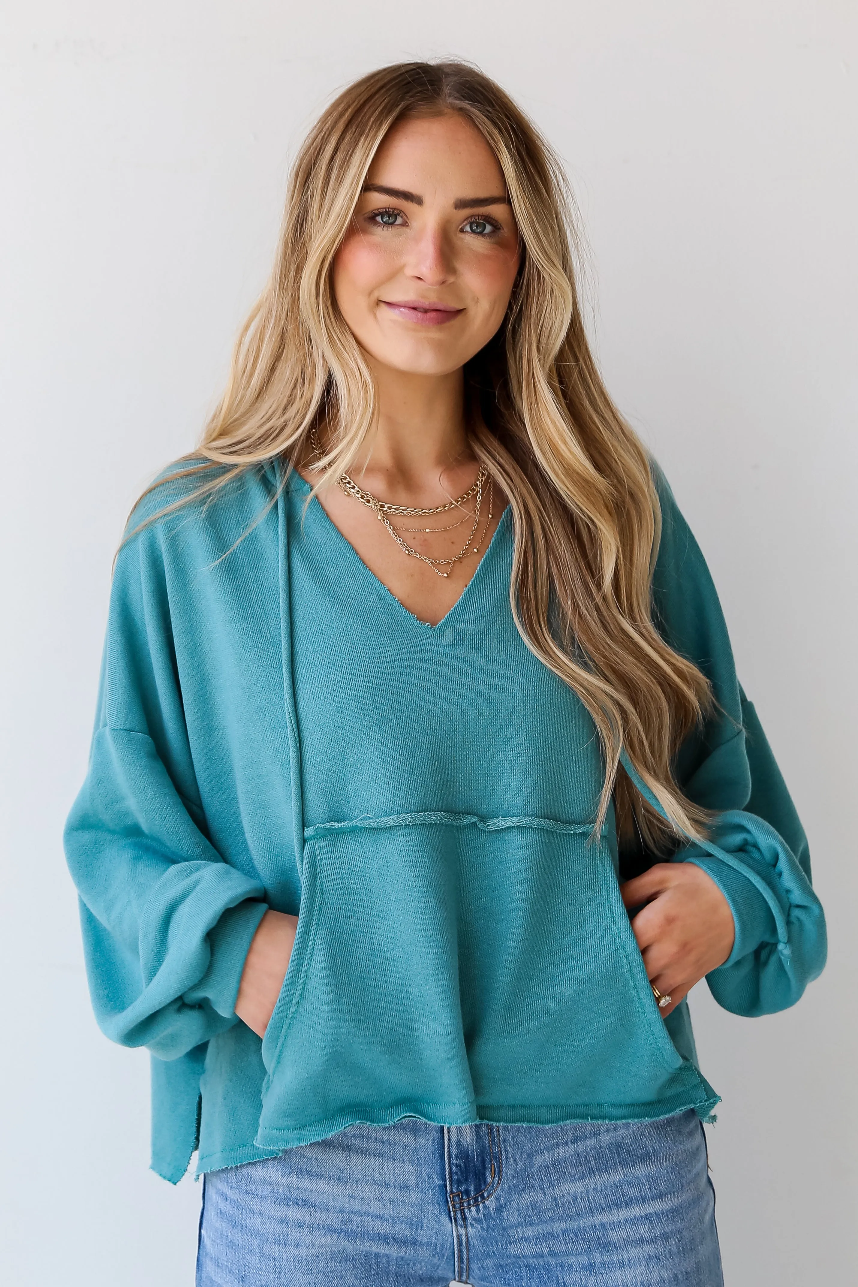 FINAL SALE - Effortless Mentality Jade Hoodie