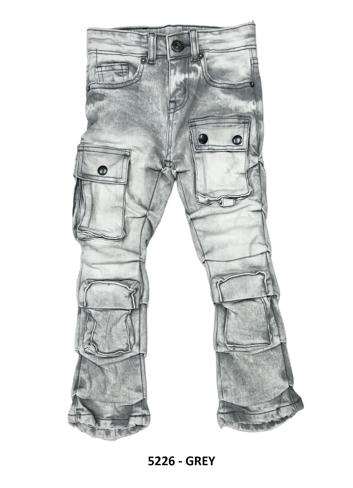 Focus Kids Cargo Distressed Stacked Multi Colors