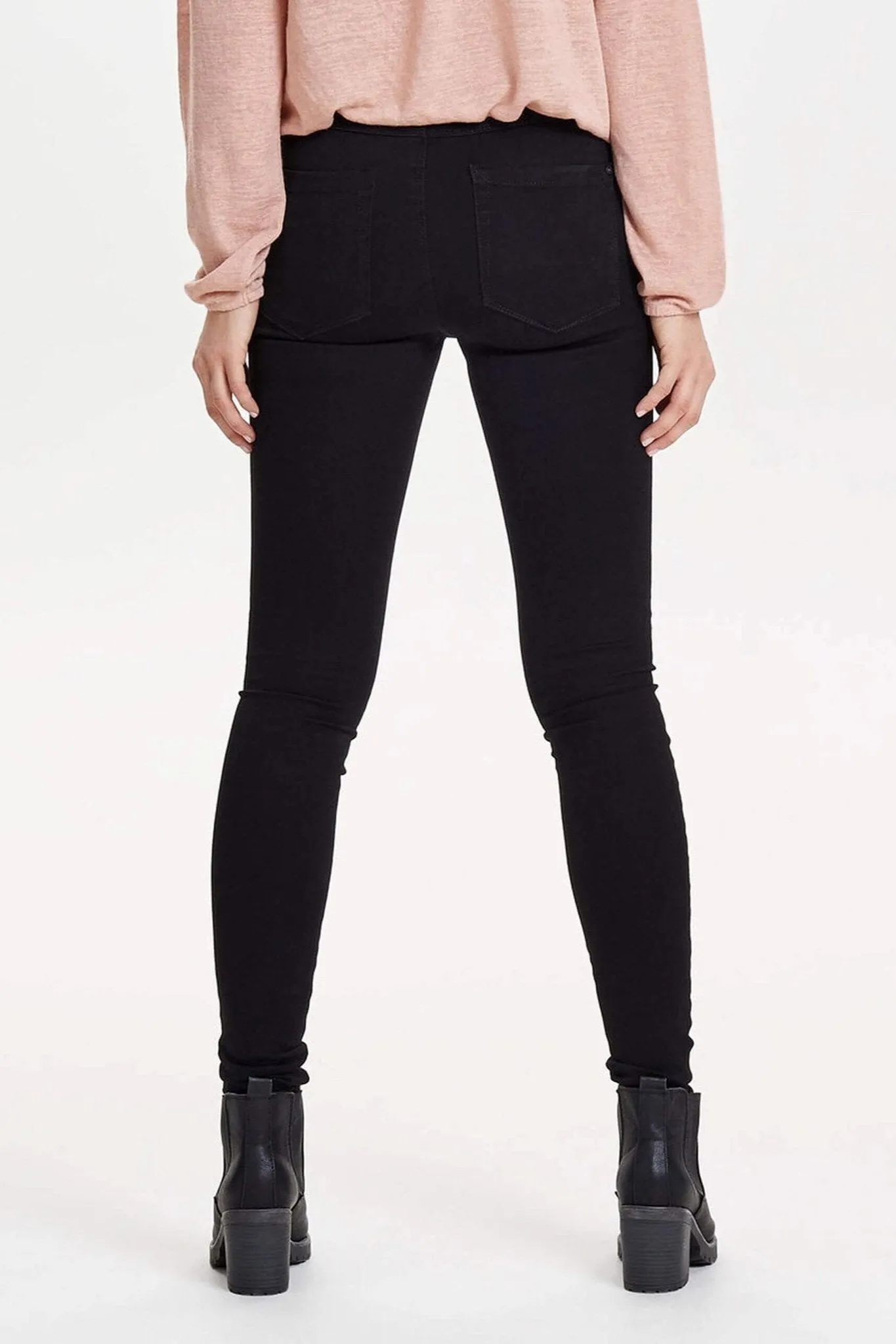 High skinny fit jeans - Black