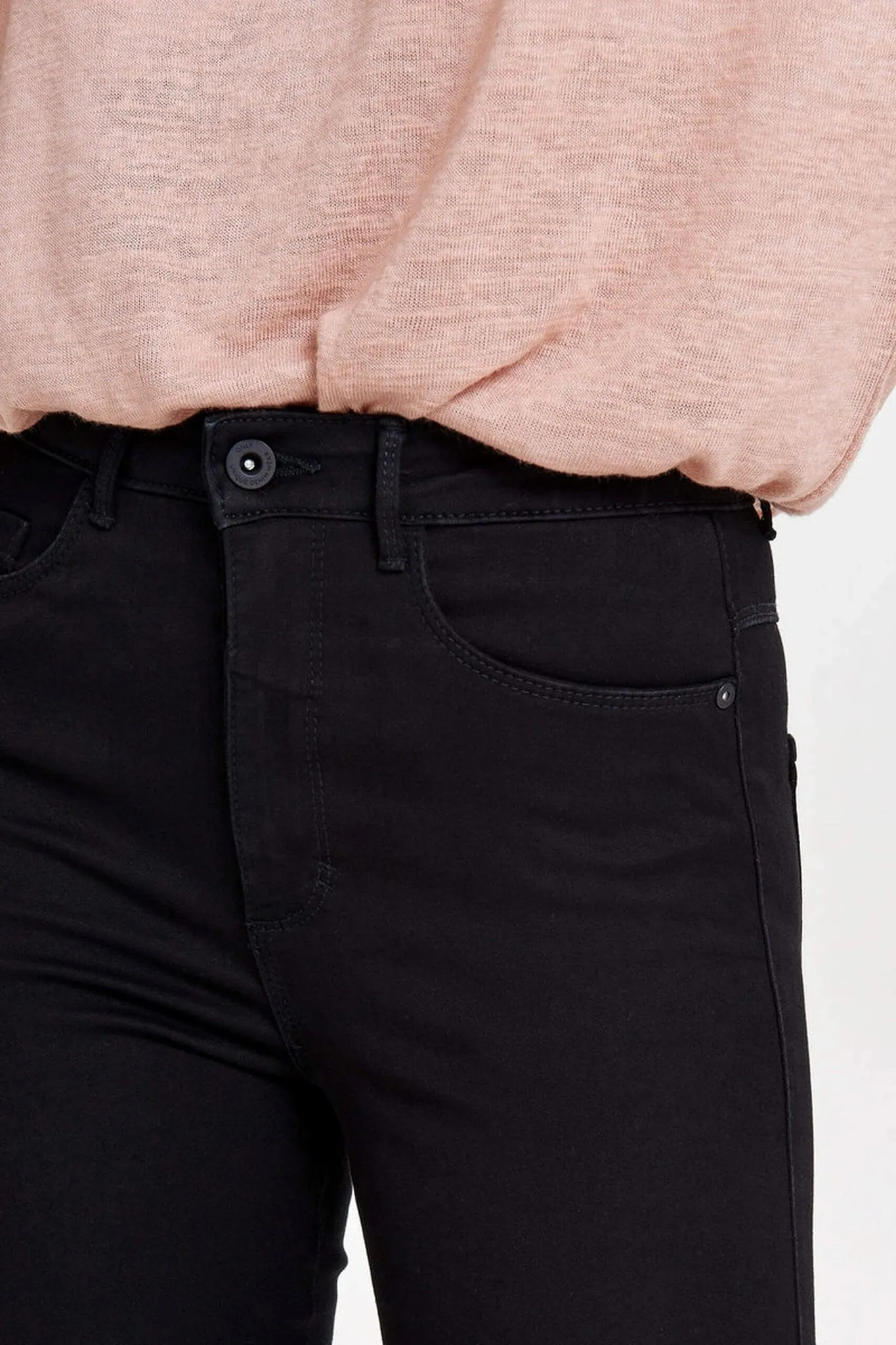 High skinny fit jeans - Black