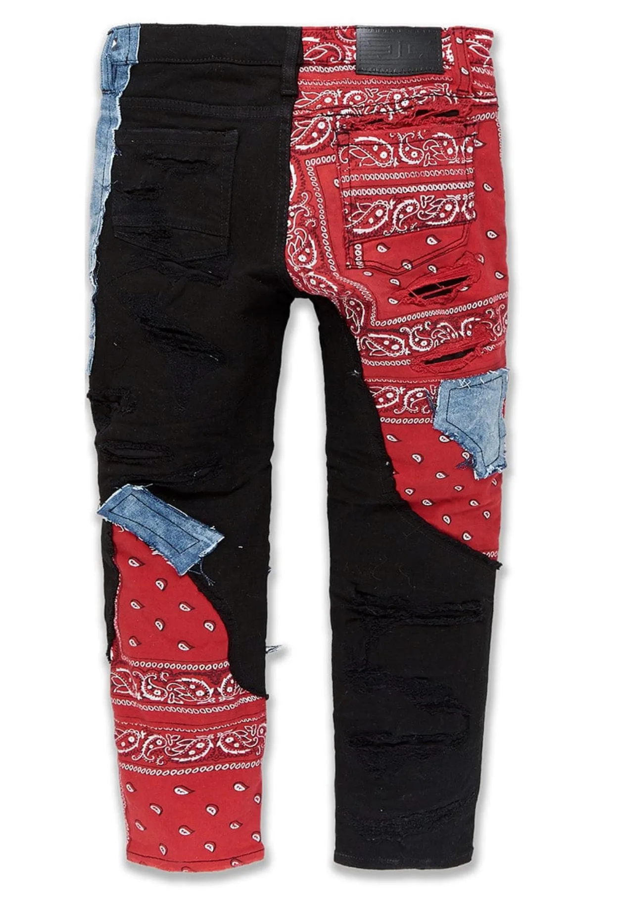 Jordan Craig - Kids Jeans - Crimson - Blue / Red/ Black