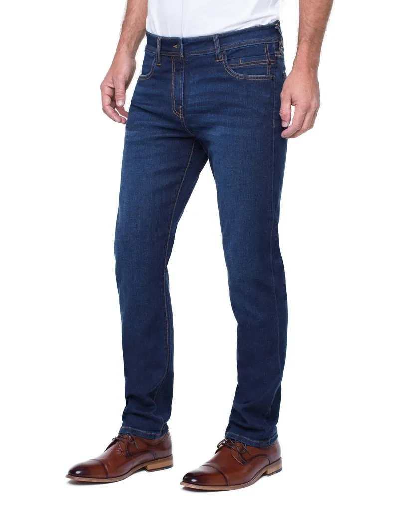 Kingston Modern Slim Straight Stretch Denim- Rosecrans Dark