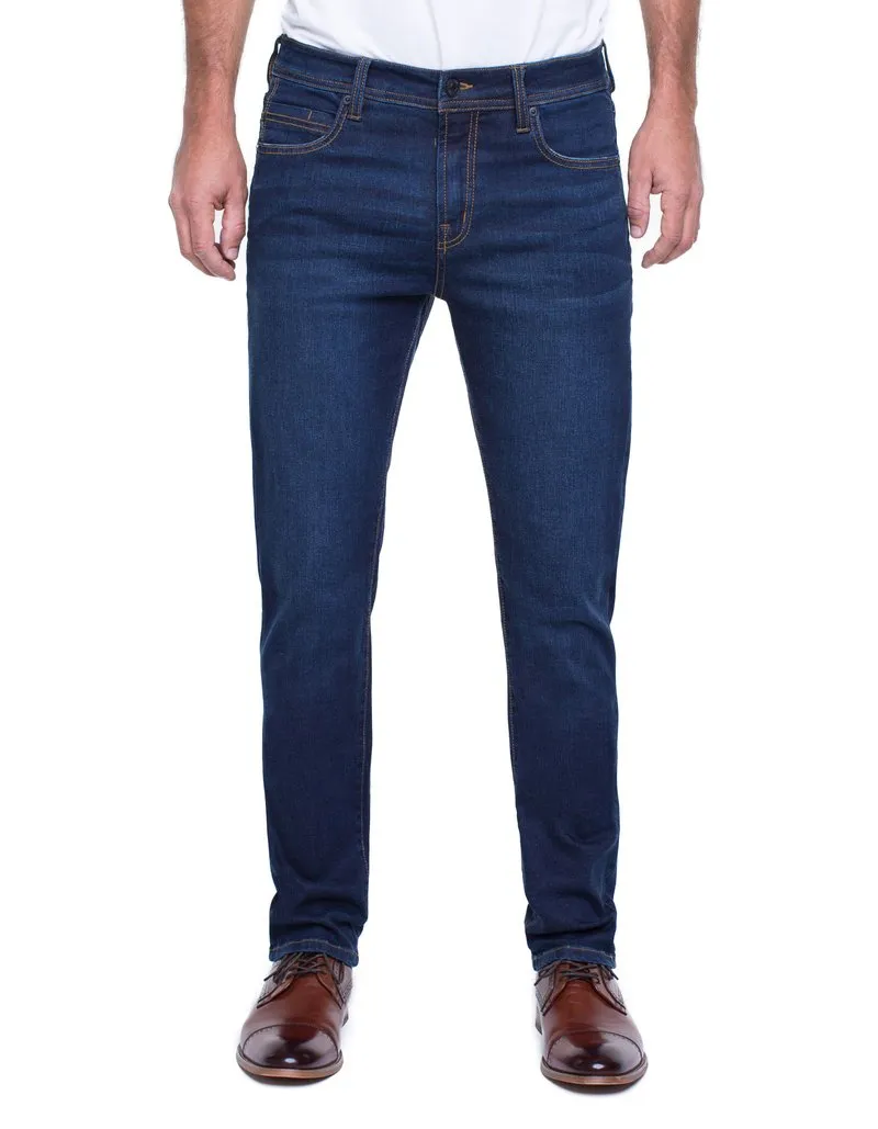 Kingston Modern Slim Straight Stretch Denim- Rosecrans Dark