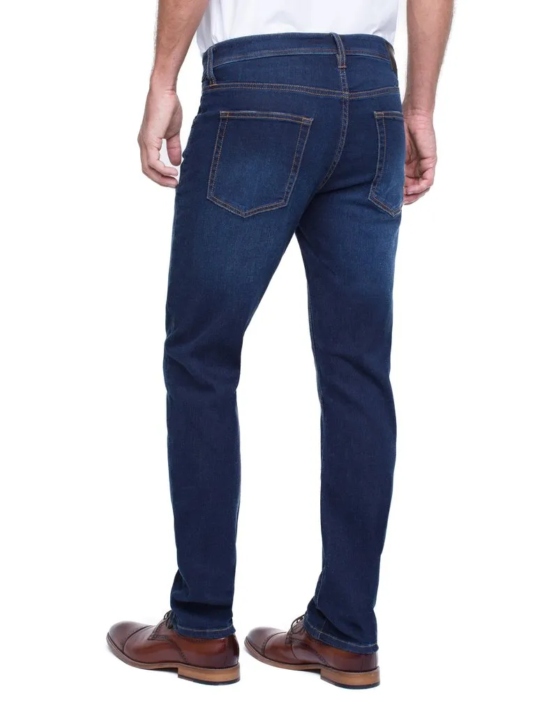 Kingston Modern Slim Straight Stretch Denim- Rosecrans Dark