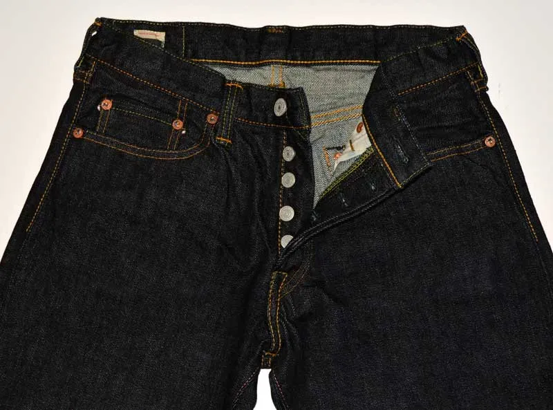 MOMOTARO JEANS "0201" VINRAGE LABEL 15.7oz Denim Slim Straight