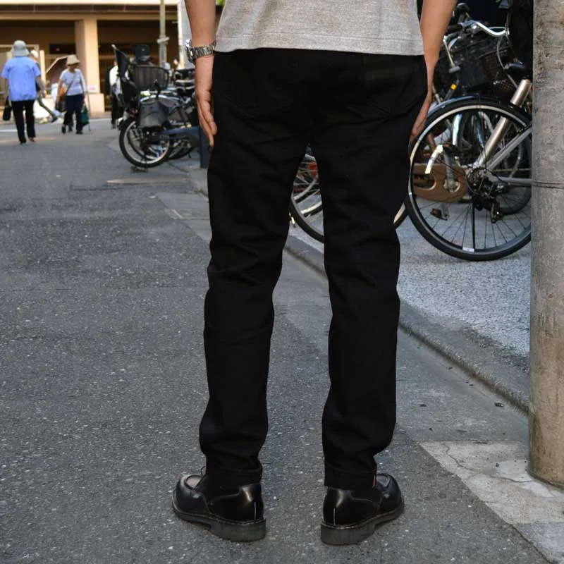 MOMOTARO JEANS "MXJE1101" 15.7oz Black Denim NARROW TAPERED