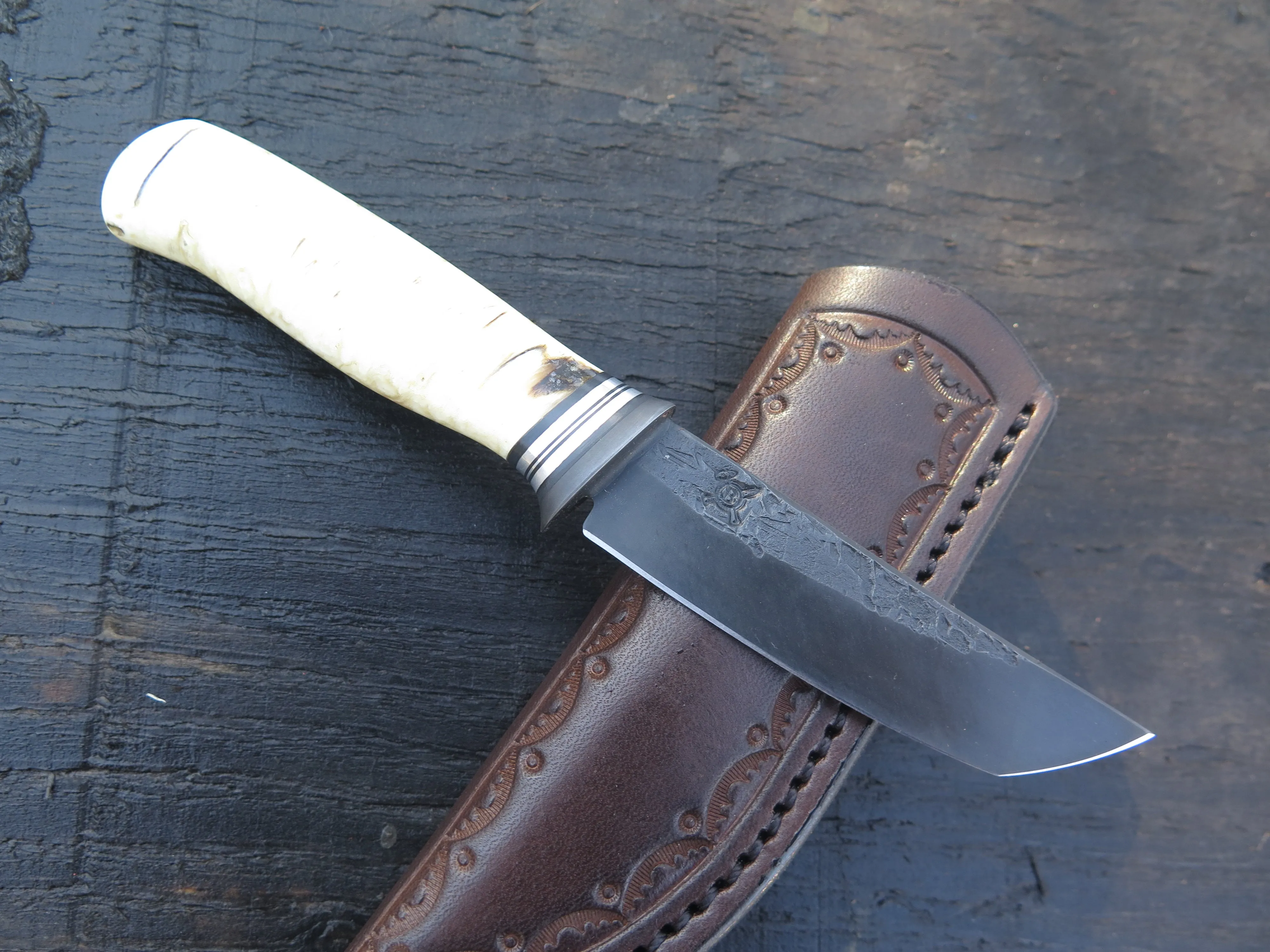 Musk Ox Boss Blued Tanto Pocket