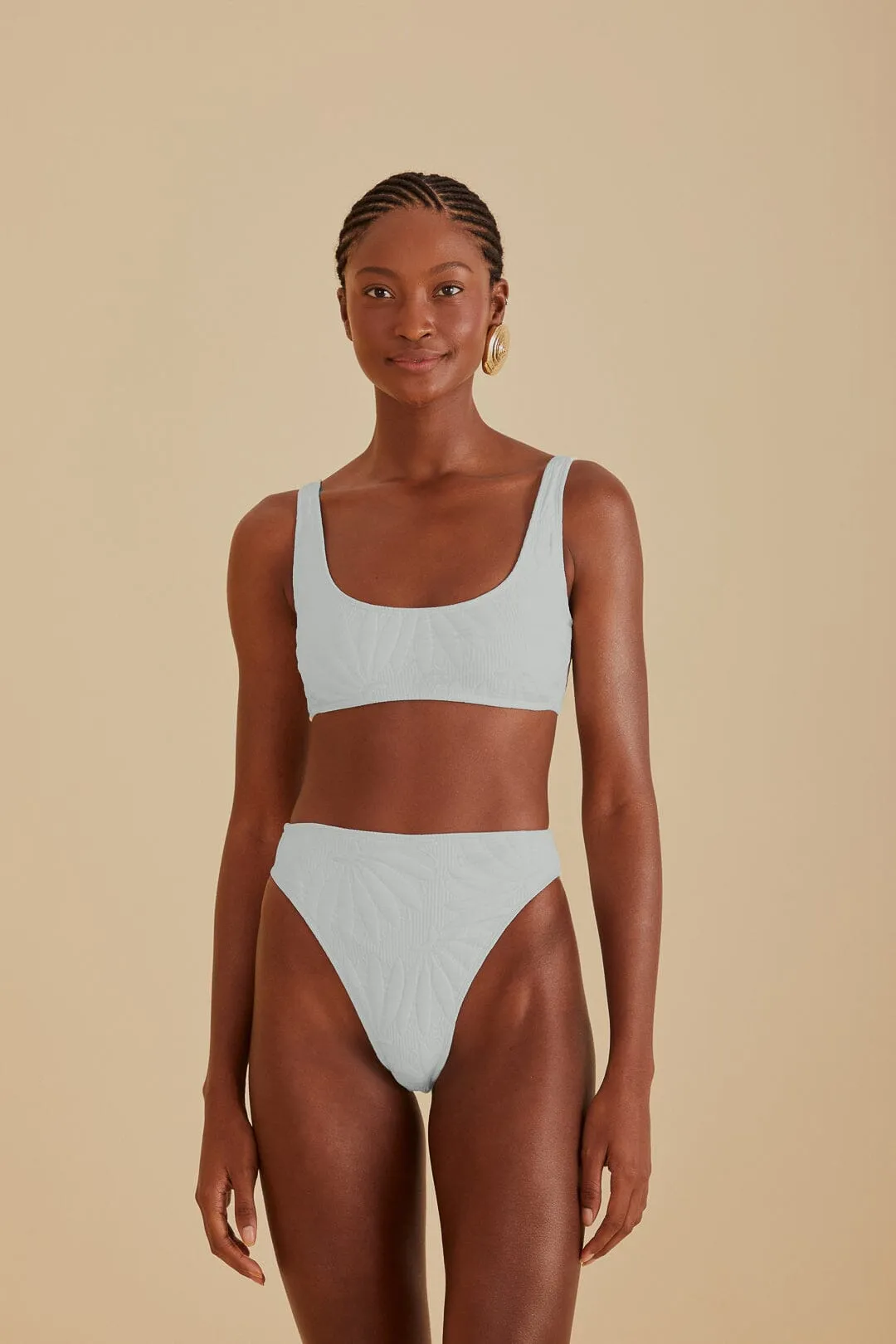 Off-White Banana Matelasse Bikini Bottom