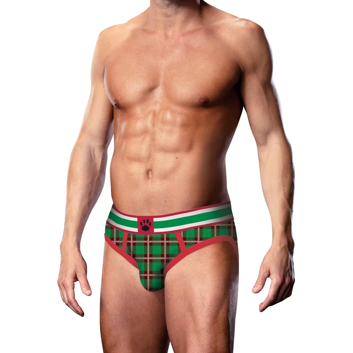 Prowler Tartan 2 Brief Green Red