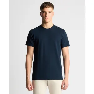 Remus Uomo Cotton Stretch Texture Tee 58786 Navy