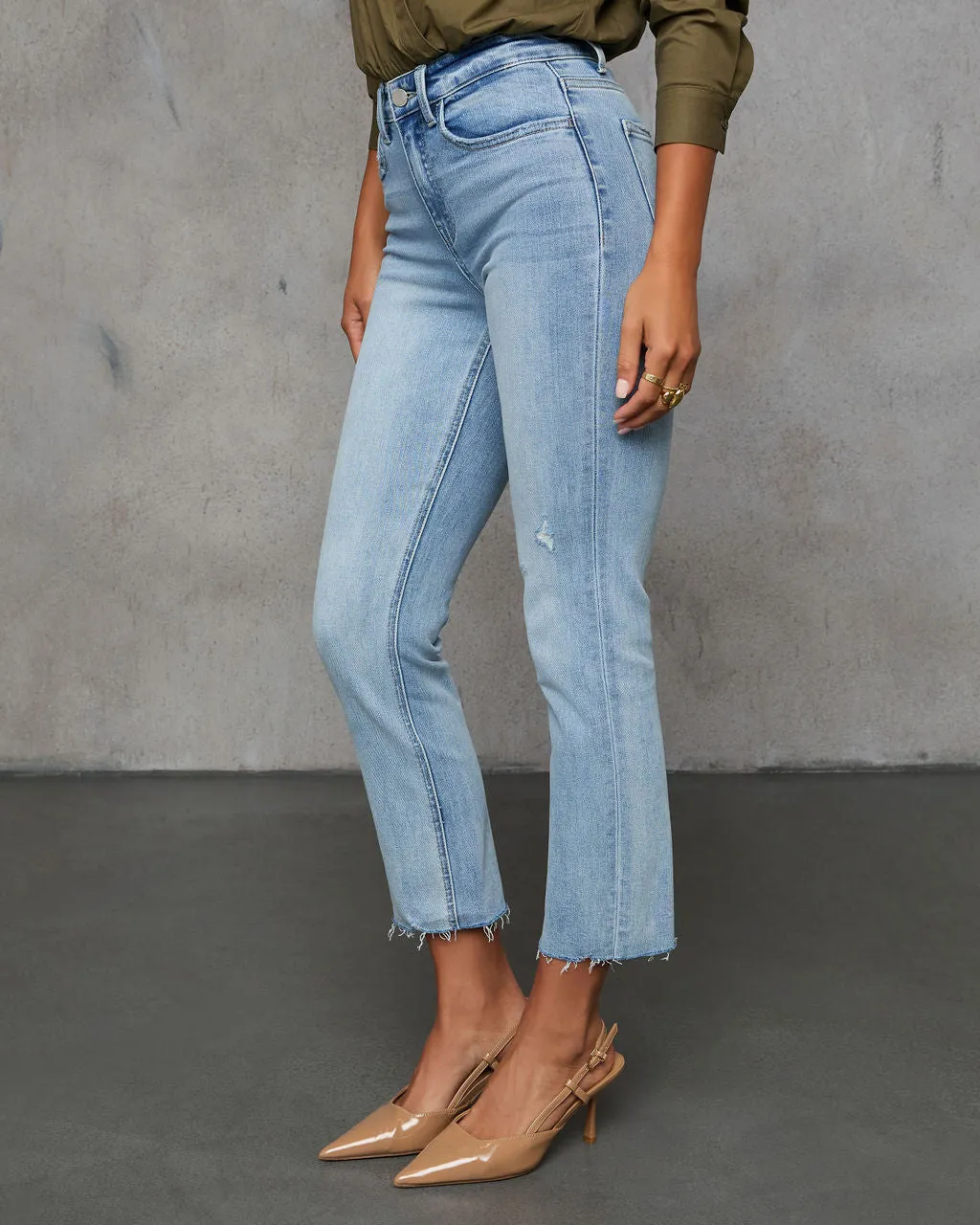 Silverton Cropped Straight Leg Jeans