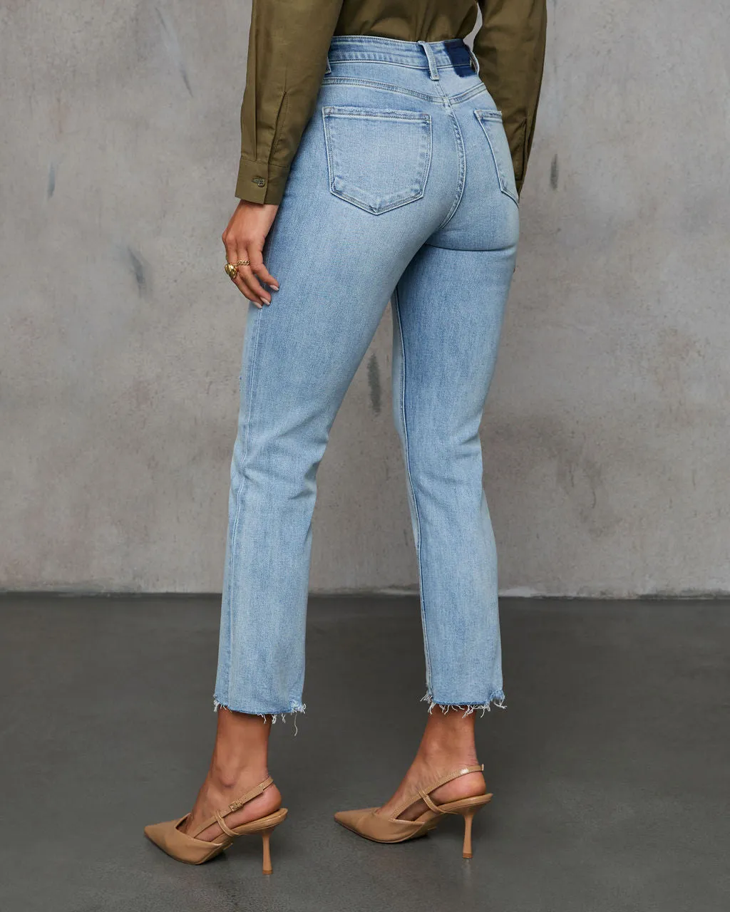 Silverton Cropped Straight Leg Jeans