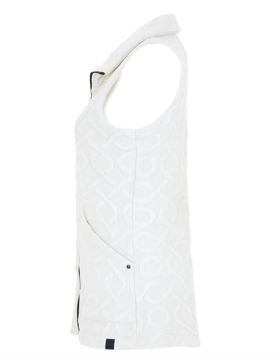 Sporty Chic Winter White Vest