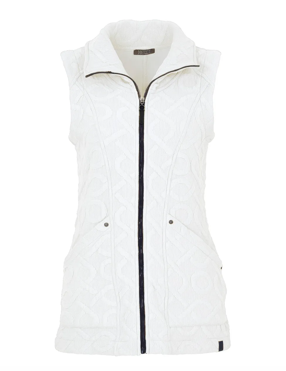 Sporty Chic Winter White Vest