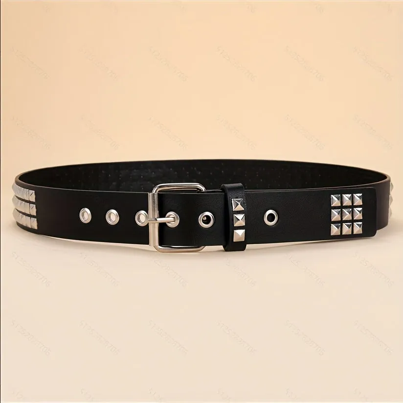 Stylish Rivet Pin Buckle Belt Perfect Mens Gift