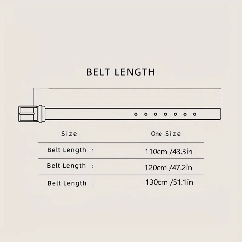 Stylish Rivet Pin Buckle Belt Perfect Mens Gift