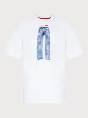 T-shirt with Augmented Jeans