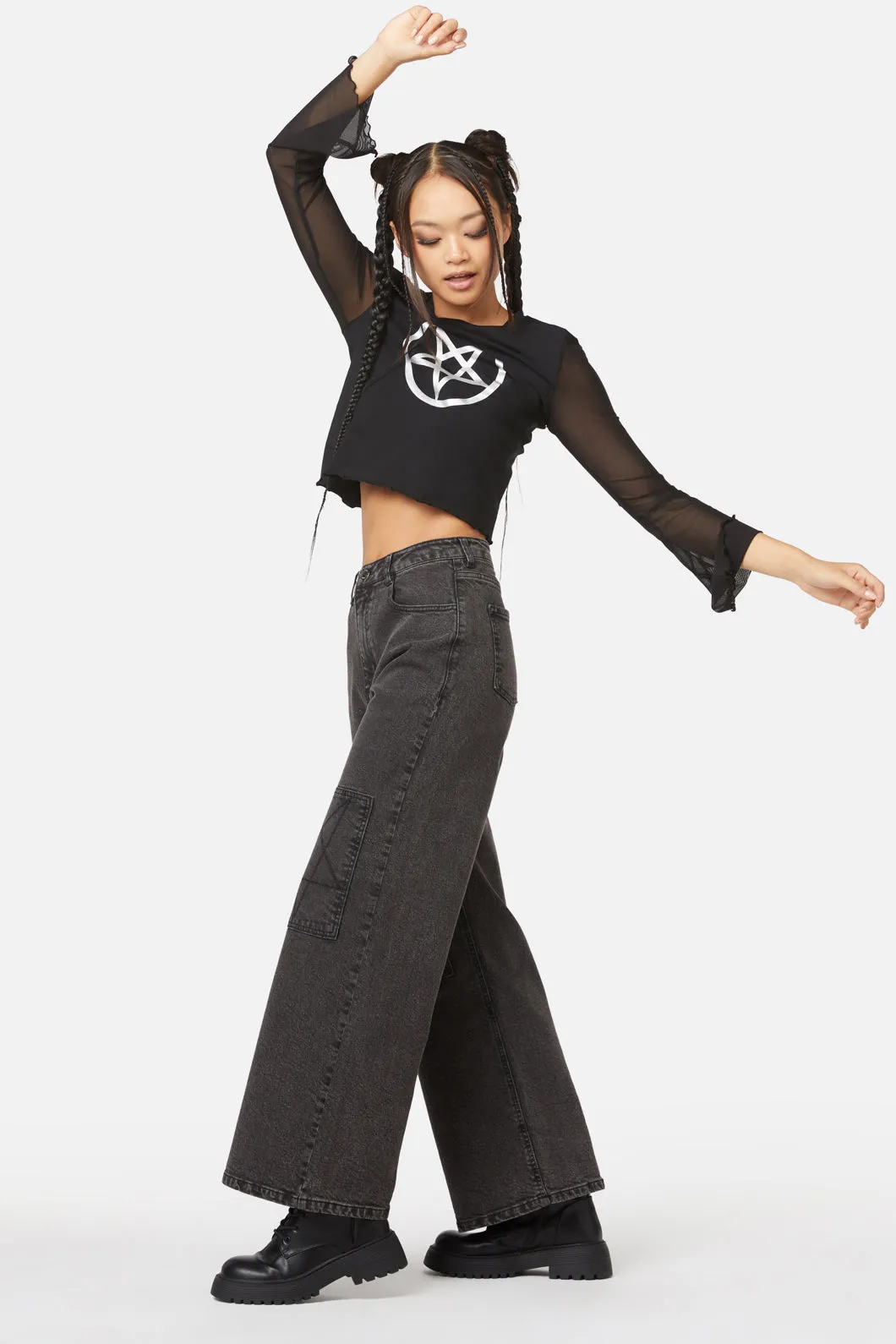 The Astral Wide Leg Jeans