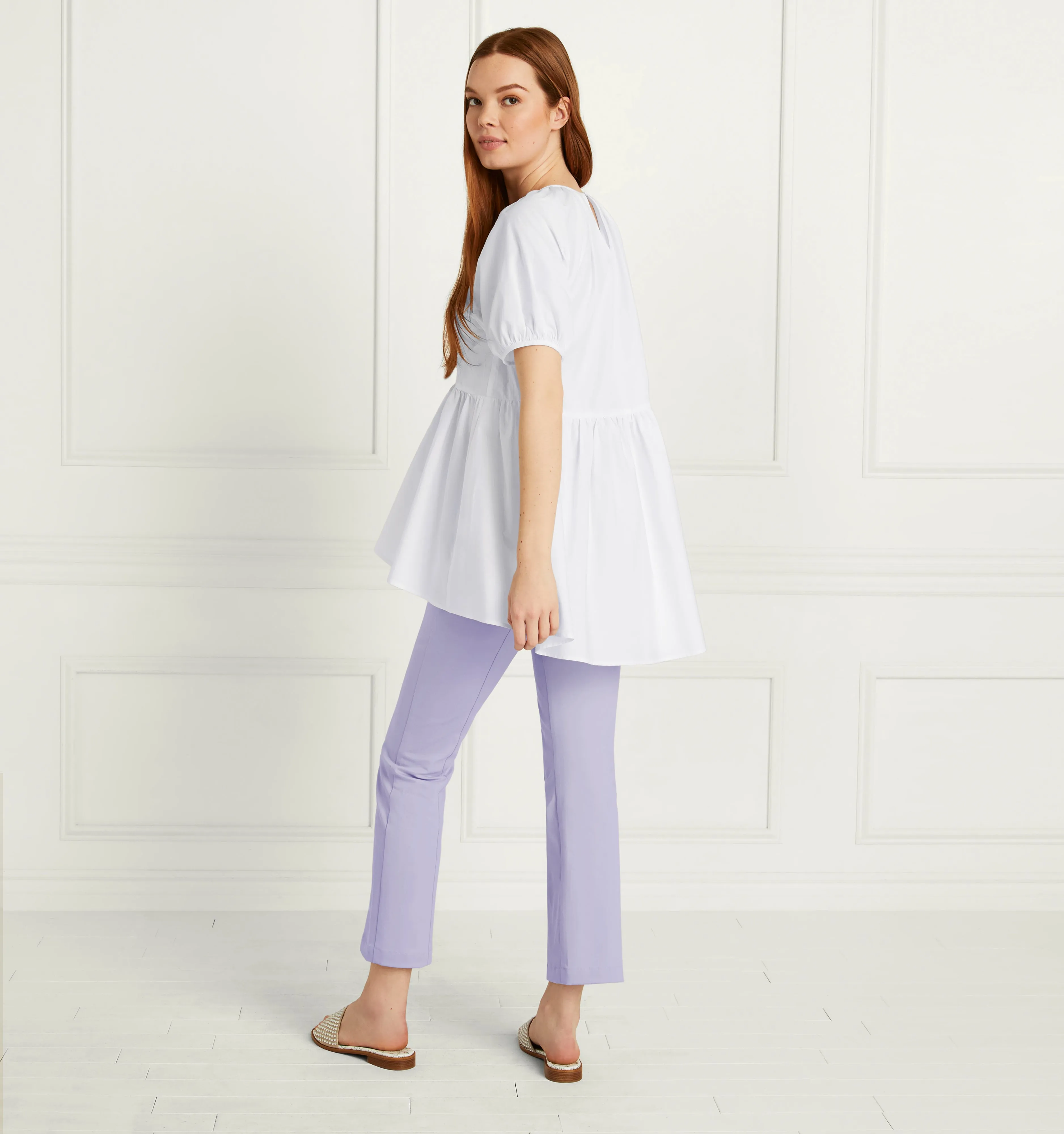 The Francesca Top - White Cotton