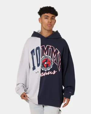 Tommy Jeans Archive Cut And Sew Hoodie Twilight Navy