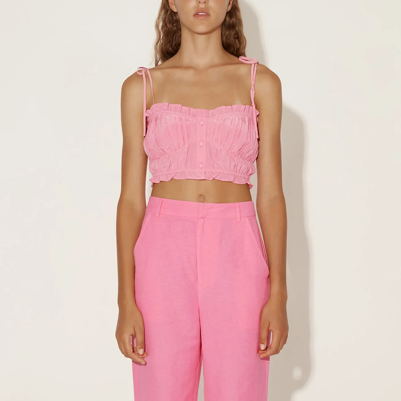 Victoria Top - Taffy Pink