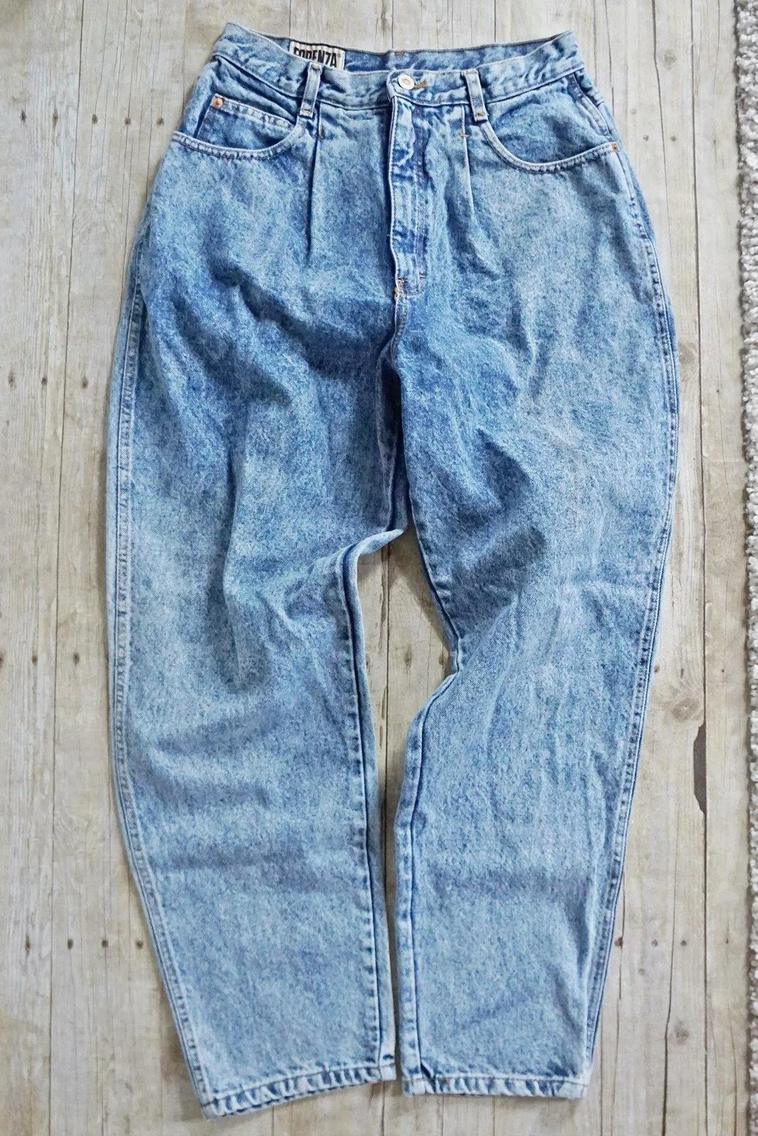 Vintage Acid Wash Jeans - 30" Waist