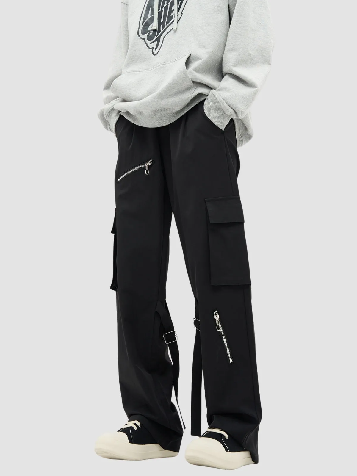 WLS American Fashion Brand Design Straight Pants