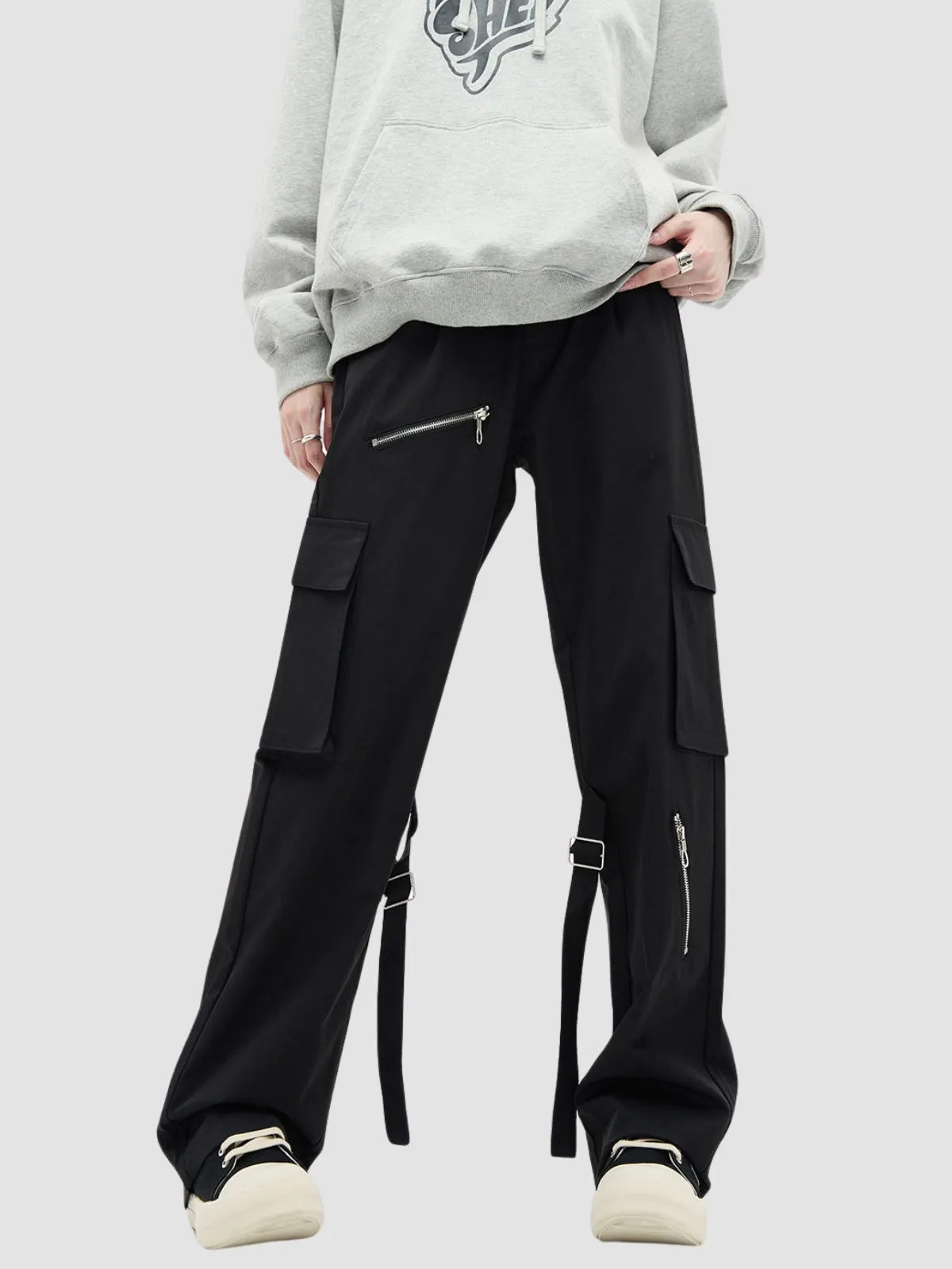 WLS American Fashion Brand Design Straight Pants