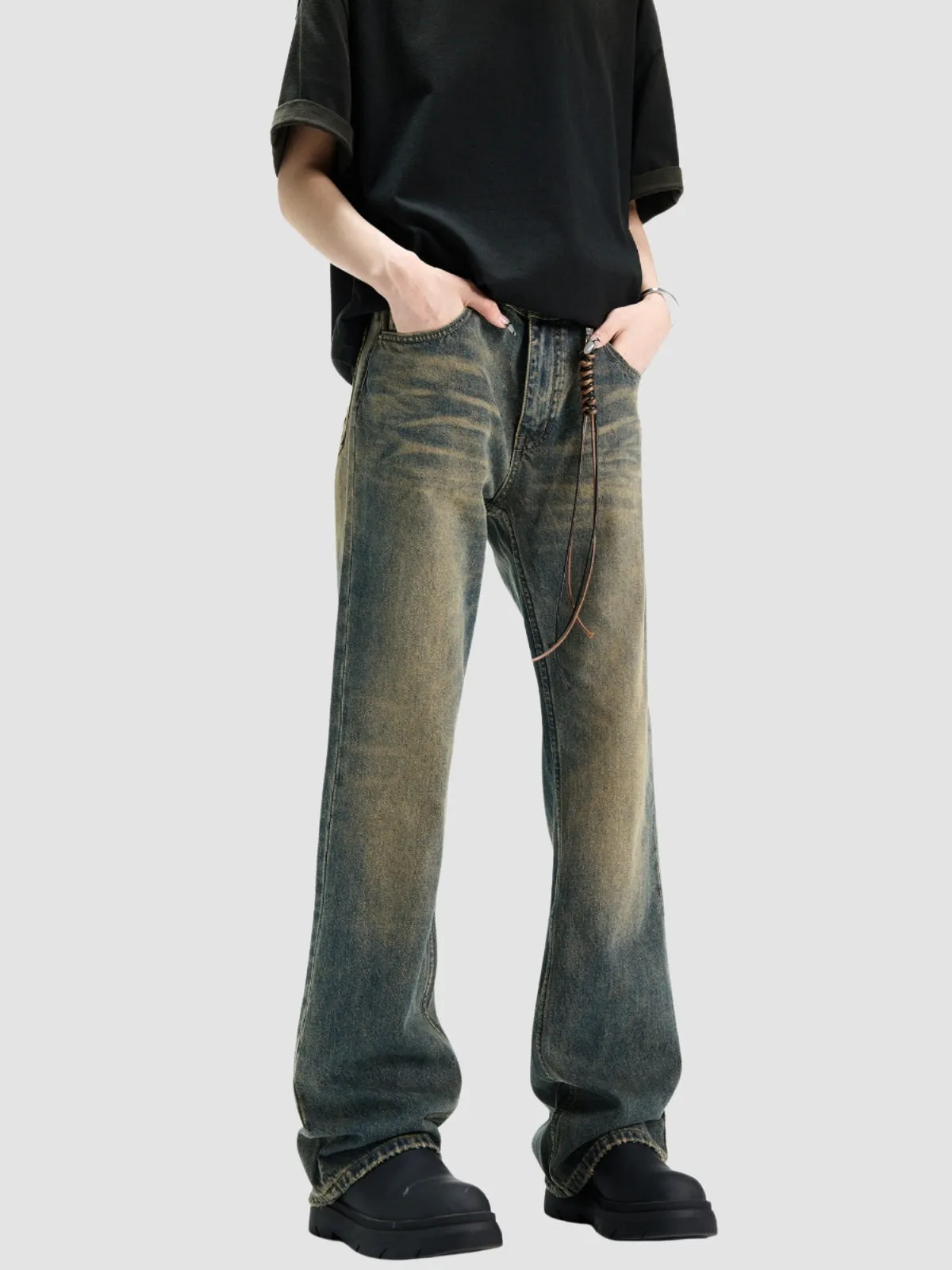 WLS European And American Vibe Cleanfit Pants