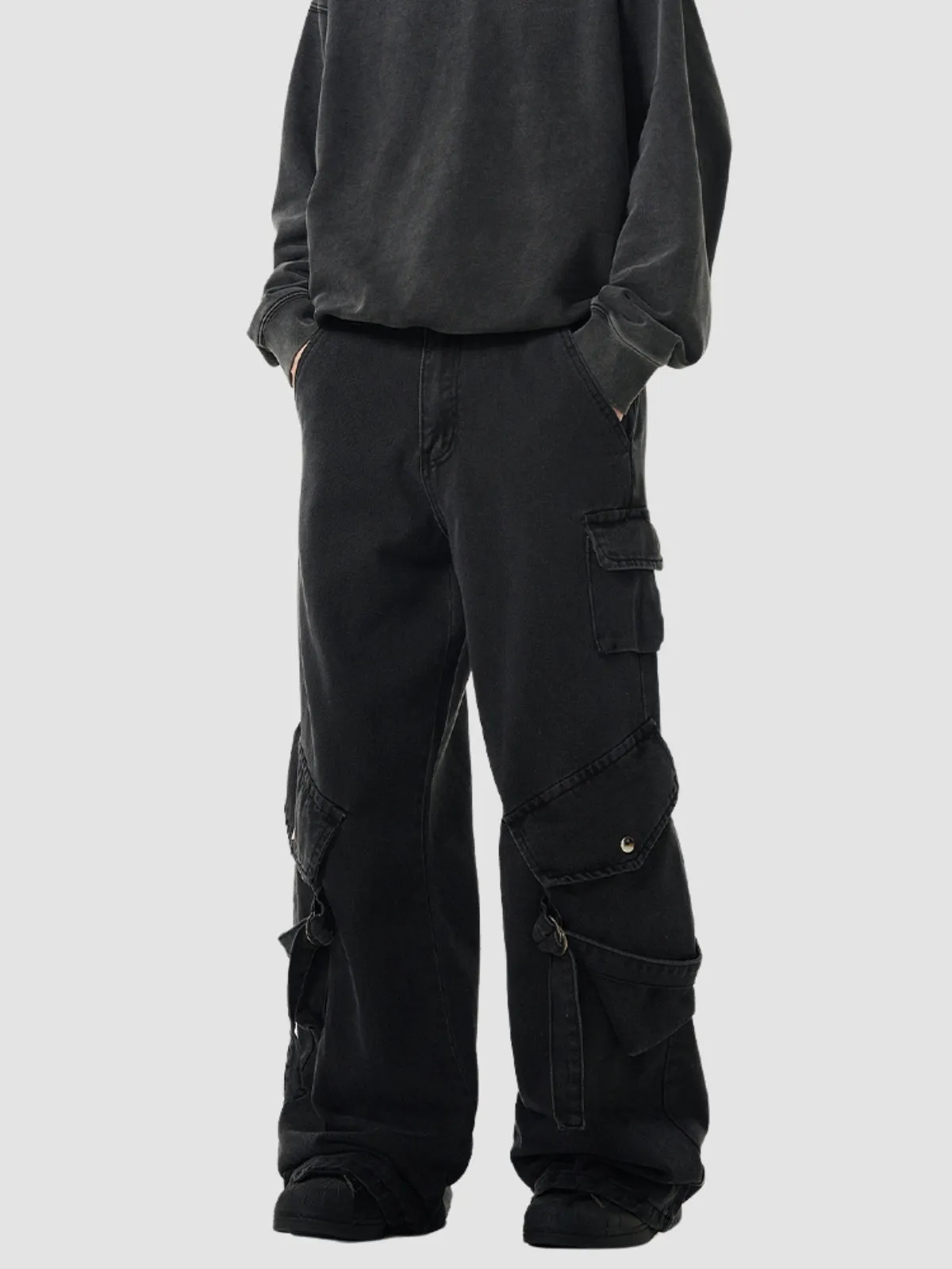 WLS Loose Big Pocket Cargo Pants