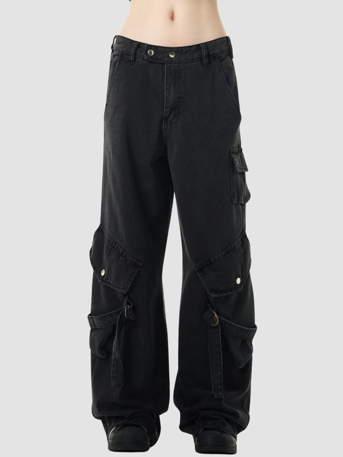 WLS Loose Big Pocket Cargo Pants