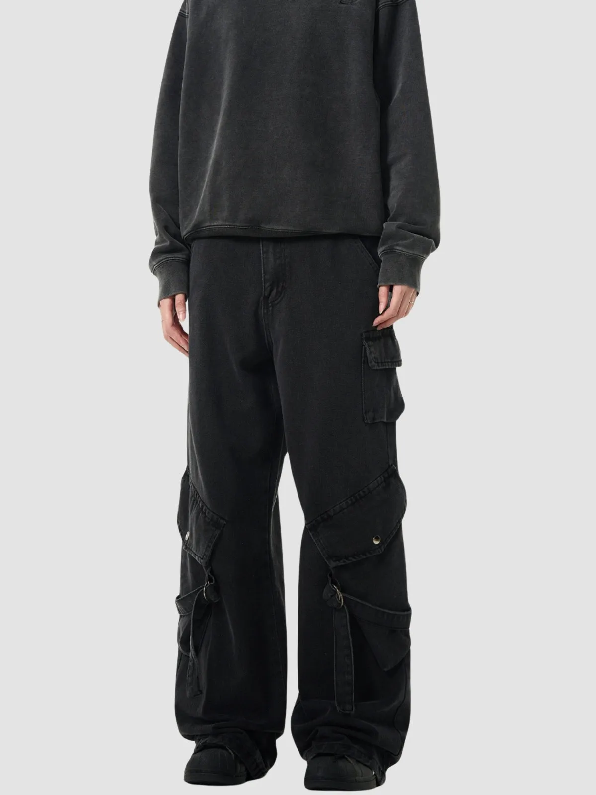 WLS Loose Big Pocket Cargo Pants