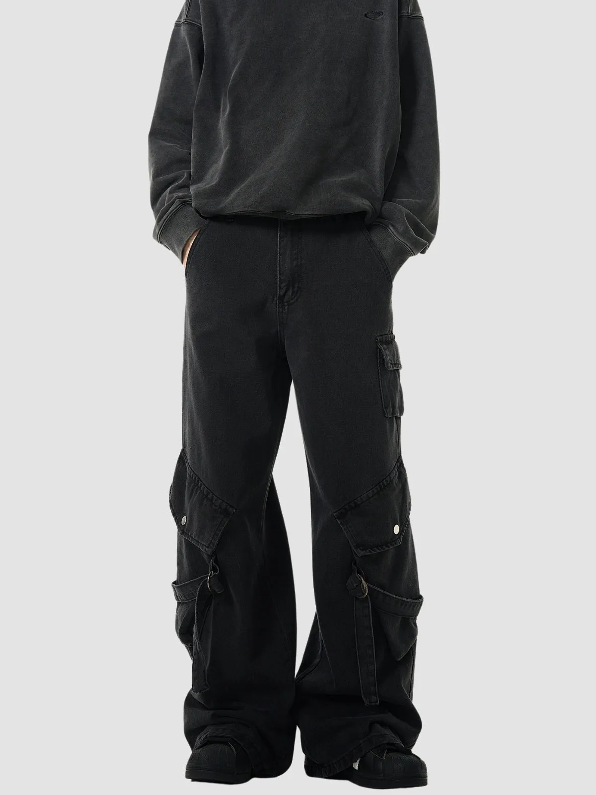 WLS Loose Big Pocket Cargo Pants