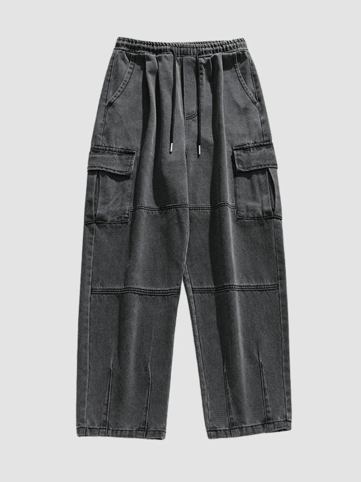 WLS Retro Japanese Three-Dimensional Cargo Jeans