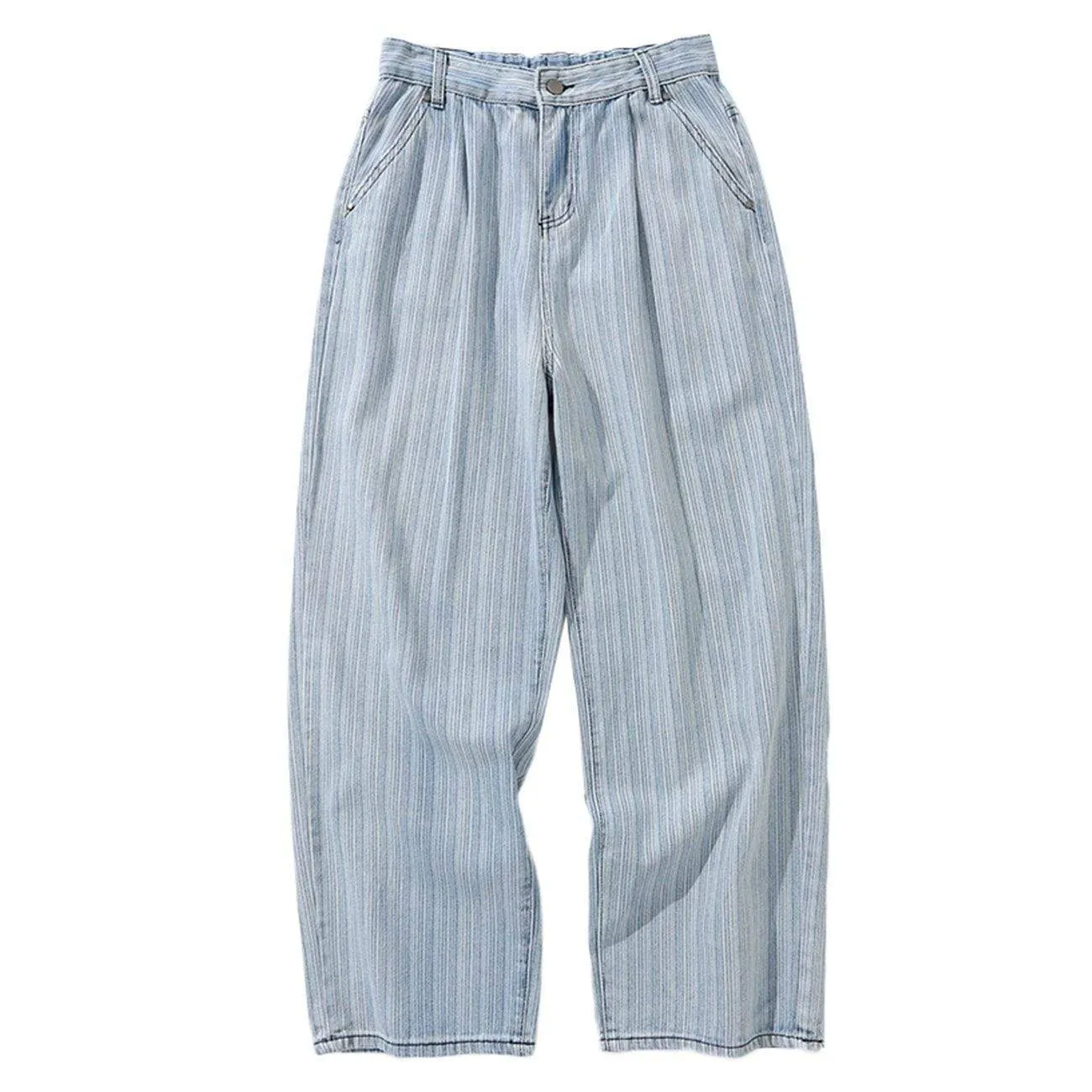 WLS Retro Vertical Stripes Jeans